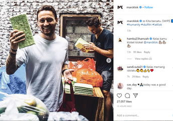 Tak Ada Kompetisi, Marc Klok Keliling Bali Salurkan Bantuan Covid-19