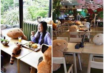 Kreatif, Kafe di Jepang Ini Gunakan Boneka Kapibara untuk Terapkan Physical Distancing! Pengunjung Seolah Ditemani Kawan Baru