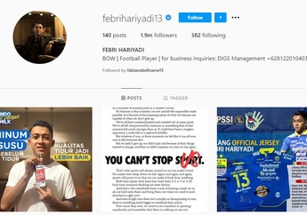 5 Besar Pemain Indonesia dengan Follower Terbanyak, Hanya Febri Hariyadi yang Belum Merumput di Luar Negeri