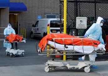 Mengaku Sudah Tak Miliki Tempat Lagi, Mayat-mayat Pasien Covid-19 Dibiarkan Menumpuk di Jalan-jalan, Hanya Dibungkus Plastik Hitam, Petugas: Kami Sangat Kewalahan