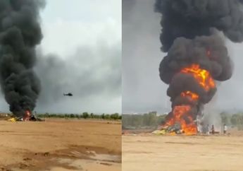 Saksi Mata Ungkap Detik-detik Helikopter TNI AD Jatuh di Kendal, Sebut Ada 2 Orang Sempat Keluar dari Heli Sebelum Terjadi Ledakan