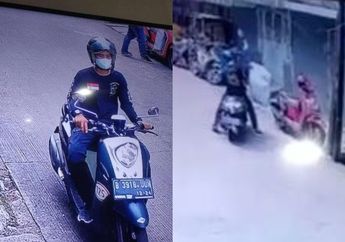 Nekat Ambil Sekarung Paket yang Dibawa Kurir Pengirim Barang, Pria yang Lakukan Aksi Pencurian Terekam Jelas oleh CCTV! 
