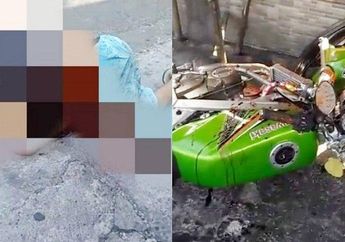 Tak Lihat Ada Benang Layangan Putus yang Melintang di Tengah Jalan, Leher Seorang Pengendara Motor Tersangkut hingga Uratnya Tersayat dan Putus