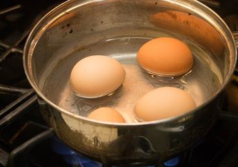 Hindari Bakteri Tetap Menempel pada Telur, Mana yang Benar Dimasukkan Bersama Air Dingin atau Setelah Mendidih?