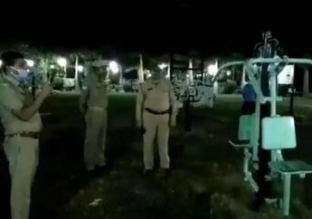 Bikin Merinding! Hantu Pakai Alat Gym di Taman, Videonya Kini Viral di Twitter