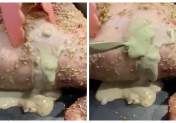 Siapkan Domba Panggang untuk Keluarga, Seorang Ibu Justru Dikejutkan oleh 'Cairan Hijau Menjijikan' yang Merembes Keluar saat Memotong Dagingnya