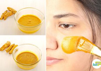 Tuntaskan Masalah Kulit Wajah Berminyak dengan Masker Kunyit, Begini 3 Cara Membuatnya