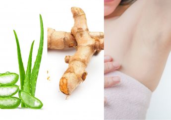 Ini 8 Cara Alami Memutihkan Kulit Ketiak, Mulai dari Kunyit sampai Lidah Buaya, Jauh dari Produk Kimia!