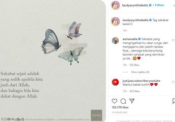 Mencoba Bangkit Usai Bercerai dari Engku Emran, Laudya Cynthia Bella Tiba-tiba Posting Kalimat Bijak hingga Singgung Sahabat Sejati, Mengapa?