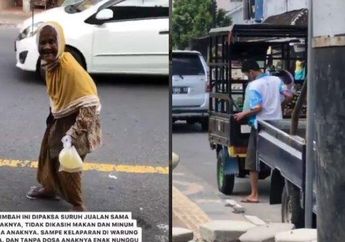 Viral Nenek Renta Disuruh Jualan, Ngaku Tak Pernah Diberi Makan Minum, Sang Anak Cuma Mantau dari Kejauhan dan Terima Setoran