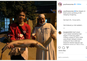 Dipamerkan Yusuf Mansur dengan Bangga, Ikan Aligator yang Bisa Bikin Pemiliknya Didenda Rp1,5 Miliar Ternyata Dikenal Sebagai 'Perusak Ekosistem', Kok Bisa?