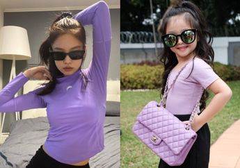 Lagi-lagi Dibilang Mirip Jennie Blackpink, Cantiknya Thalia Putri Onsu Tampil Cetar dengan Cat Rambut Warna Ungu, Netizen: Jennie Kecil, Cantik Banget