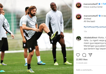 Pernah Main Bareng di GBK, Bek Persija Marco Motta Dukung Andrea Pirlo Jadi Pelatih Juventus