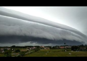 Warga Aceh Barat Heboh Ketakutan, Inilah Video Penampakan Awan Tsunami