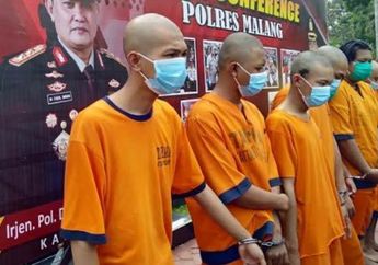 Pilih Ongkang-ongkang Kaki dan Menunggu Korban, 8 Pengangguran di Batu Akhirnya Diamankan Polisi Setelah Sukses Membegal 2 Warga yang Hendak Liburan!
