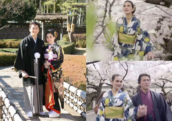 Kompak Kenakan Busana Adat Jepang Bersama Reino Barack, Ternyata Kimono Syahrini dan Luna Maya Punya Makna yang Berbeda