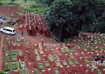 Pengelola TPU di Jakarta Ungkap Hanya Tersisa 1.100 Makam Untuk Jenazah Pasien Covid-19