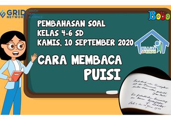 Suka Baca Puisi? Cari Tahu Cara Membaca Puisi yang Baik di Video Ini