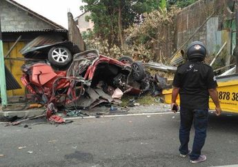 Mengerikan, Lihat Video Usai Kejadian Tabrakan Honda Mobilio dan Suzuki Xpander yang Tewaskan 4 Anak SMU di Magelang 