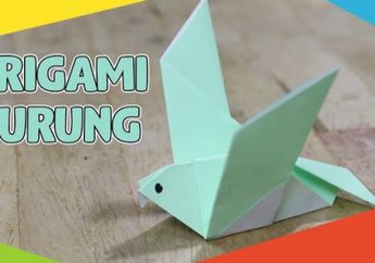 Bukan Hanya Bangau, Buat Kreasi Origami Berbentuk Burung, yuk!