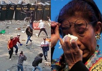 Susi Pudjiastuti Menangis Dengar Ada Mahasiswa UGM yang Dipukul Saat Ikut Demo Omnibus Law Hingga Gagang Kacamata Patah dan Dipaksa Mengaku Jadi Provokator