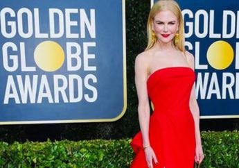 Bertabur 8.000 Manik-manik dan Kristal, Gaun Mewah Nicole Kidman di Golden Globes 2021 Butuh Waktu Pengerjaan 425 Jam 