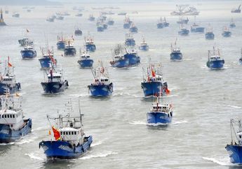 Tak Tahu Malu Dicap Suka Nyelonong, Lagi-Lagi Ribuan Kapal China Kepergok Masuk Tanpa Izin ke Wilayah Perairan Negara Ini, 'Sudah Kami Peringatkan Untuk Pergi Tapi Tidak Mau'