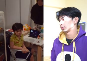 Bertemu Langsung Penjual Bakso Ikan yang Mirip Raffi Ahmad, Rafathar Langsung Kasih Tatapan Bingung