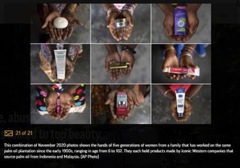 Iklannya Berikan Kehidupan Lebih Baik untuk Para Wanita, Perusahaan-perusahaan Kosmetik Ini Justru Terlibat dalam Kekejian yang Dialami Wanita di Perusahaan Sawit Indonesia: Rudapaksa Sampai Keguguran Sudah Jadi Santapan Sehari-hari