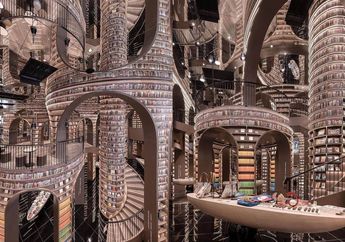 Unik, Toko Buku Rasa 'Hogwarts' di Tiongkok ini Buat Siapapun Terkesima Melihatnya!