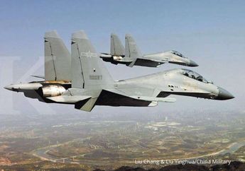 Terungkap Aksi Formasi 7 Unit Jet Tempur J-11 di Angkasa, Ternyata China Tengah Lakukan Ini hingga Dapat Menghindari Radar Musuh