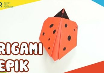 Origami Hewan: Kreasi Membuat Origami Kepik, Simak Cara Membuat Origami Kepik di Video Ini