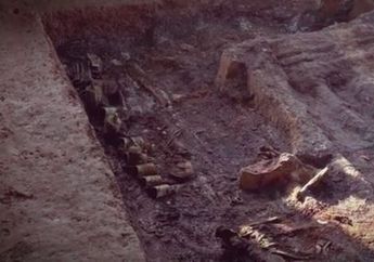 Lima Kerangka Berusia Ribuan Tahun Ditemukan Bersama Kerangka Bangsawan, Diyakini Dikubur Hidup-hidup dan Dijadikan Pengorbanan Manusia