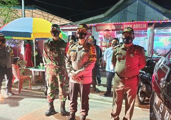 Kapolres Enrekang Pimpin Operasi Yustisi Penertiban Protokol Kesehatan Demi Meminimalisir Penyebaran Covid-19 