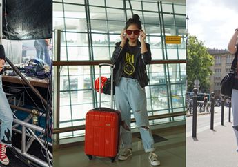 Intip Gaya Fashion Tissa Biani yang Tetap Kece, Padahal Cuma Pakai Kaos Oblong!