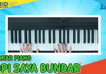 Yuk, Belajar Lagu Anak Indonesia, Topi Saya Bundar Menggunakan Piano, Simak Caranya di Video Ini