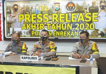Kapolres AKBP  Gelar Press Release Akhir Tahun 2020 Secara Live Streaming