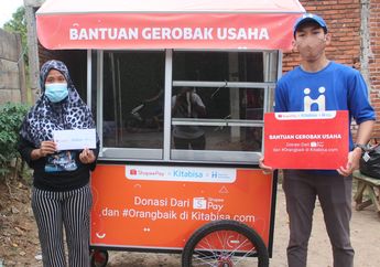 Gerobak Usaha, Komitmen ShopeePay dan Kitabisa.com untuk Berdayakan UMKM