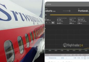 4 Menit Lepas Landas dari Bandara Soetta, Pesawat Sriwijaya Air SJ 182 Rute Jakarta Pontianak Dikabarkan Hilang Kontak