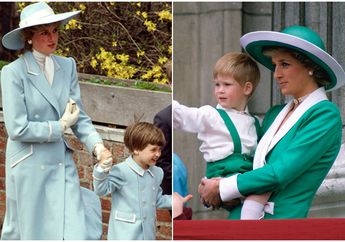 Seru! Ini 6 Fashion Kompak ala Princess Diana, Pangeran William dan Pangeran Harry
