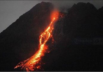 Sempat Alami 17 Kali Guguran Lelehan Magma, Gunung Merapi Kembali Mengeluarkan Lava Pijar, Penambangan dan Sektor Wisata Diimbau untuk Berhenti