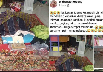 Ibundanya Jadi Korban Gempa Mamuju, Widya Curhat Nelangsa Lihat Kondisi Jenazah Belum Dimandikan dan Dimakamkan: Tolong, Kasihan Mamaku