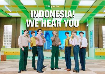 Tokopedia Bakal Kembali Boyong BTS Buat Waktu Indonesia Belanja TV Show, V Bikin Penggemar Heboh Waktu Bilang: Kalian Kangen Kita Enggak?