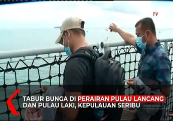 Keluarga Korban Pesawat Jatuh Sriwijaya Air SJ-182 Adakan Tabur Bunga untuk Para Korban di Lokasi Jatuhnya Pesawat