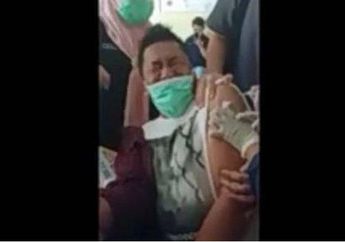 Viral Video Warga Bone Teriak Histeris Saat Vaksin, Ternyata Kepala Puskesmas Ini Punya Phobia Jarum Suntik