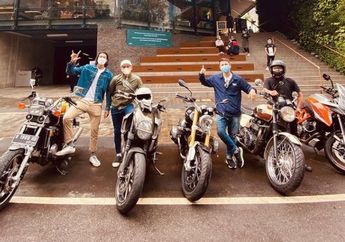 Sekarang Sedang Tren Sunday Morning Ride, Intip Kecenya Penampilan Raffi Ahmad dan Teman-Temanya Saat Motoran di Minggu Pagi