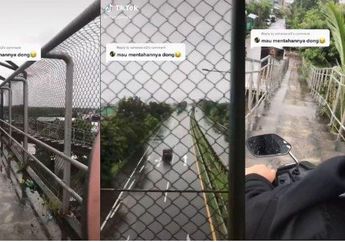 Niat Hati Cari Jalan Pintas Pakai Google Maps, Dua Gadis Bersepeda Motor di Makassar Justru Nyasar Sampai Naik ke JPO Atas Jalan Tol, Videonya pun Viral