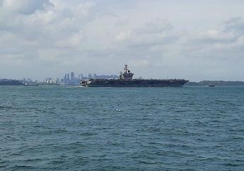 TNI AL Kirim Kapal Perang ke Perairan Timur Sumatera, Pergoki Kapal Induk Amerika Serikat USS Nimitz Sedang Konvoi Santai Dikawal Destroyer, Ada Apa? 