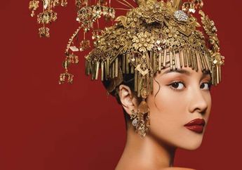 Ngaku Cuek Jadi Fantasi Laki-laki, Anya Geraldine Rayakan Imlek Sambil Foto Pakai Gaun Nerawang dan Pamer Bokong Seksi