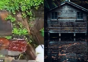 Cairan Merah Mirip Darah Keluar dari Selokan Rumah Tak Berpenghuni, Ternyata Ada Fakta Kelam Dibaliknya yang Bikin Merinding!